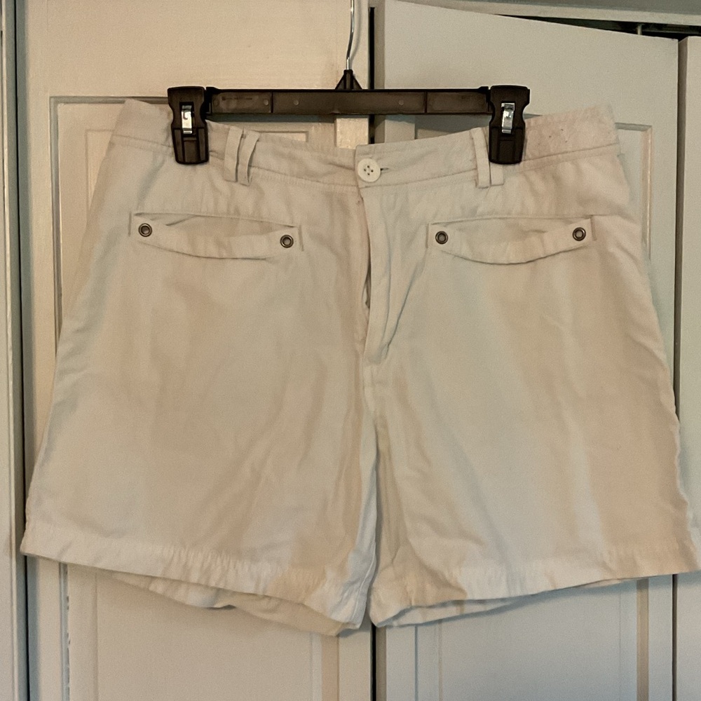 White Sierra White Cargo Shorts